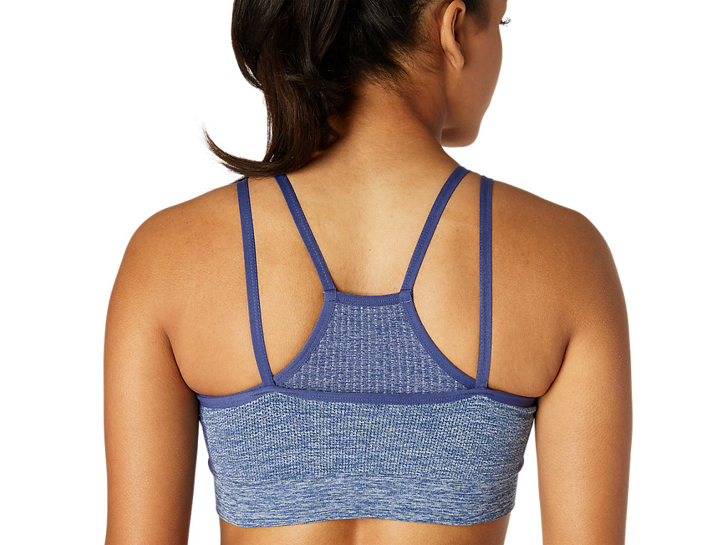 Sutiã Esportivo Asics Reversible Seamless Feminino Azuis | 4128-REHPI