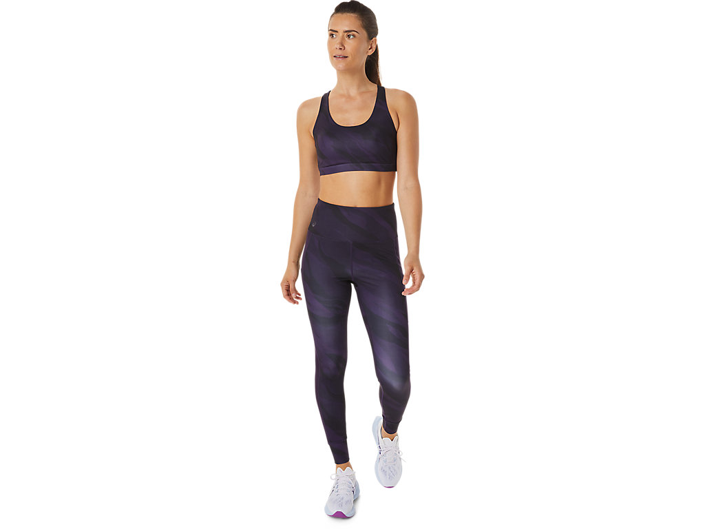 Sutiã Esportivo Asics Treino Gráficas Feminino Roxo | 9120-FJVIW