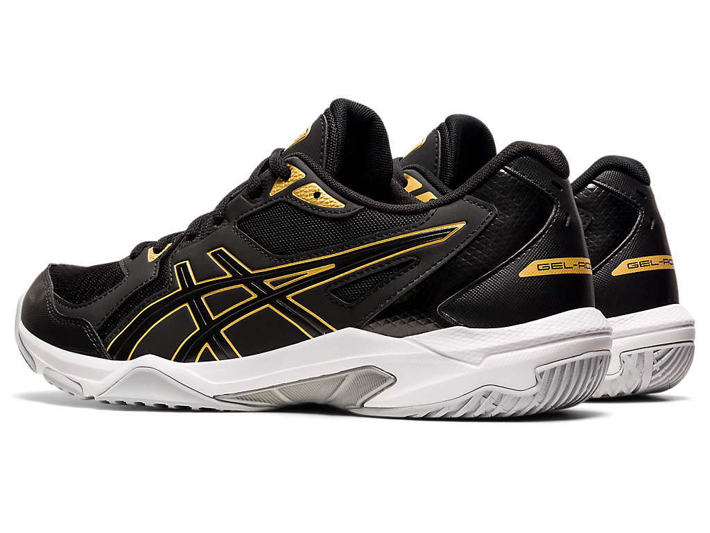 Tenis Interior Asics Gel-Rocket 10 Masculino Pretas Douradas | 0437-WFHUG