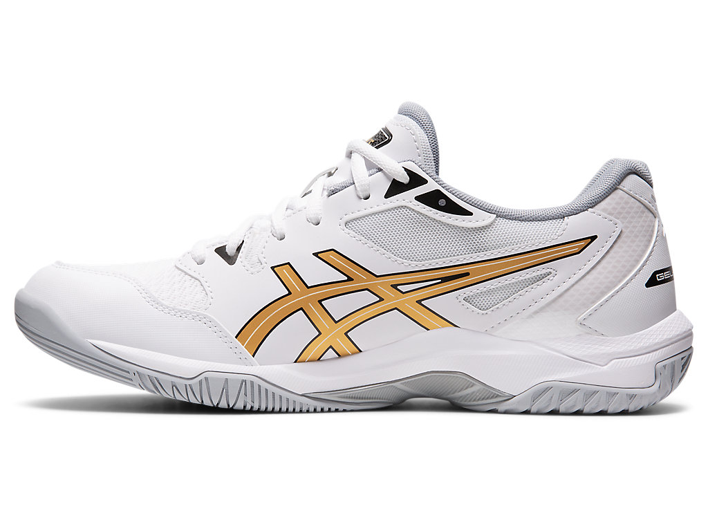 Tenis Interior Asics Gel-Rocket 10 Masculino Branco Douradas | 1635-HELXC