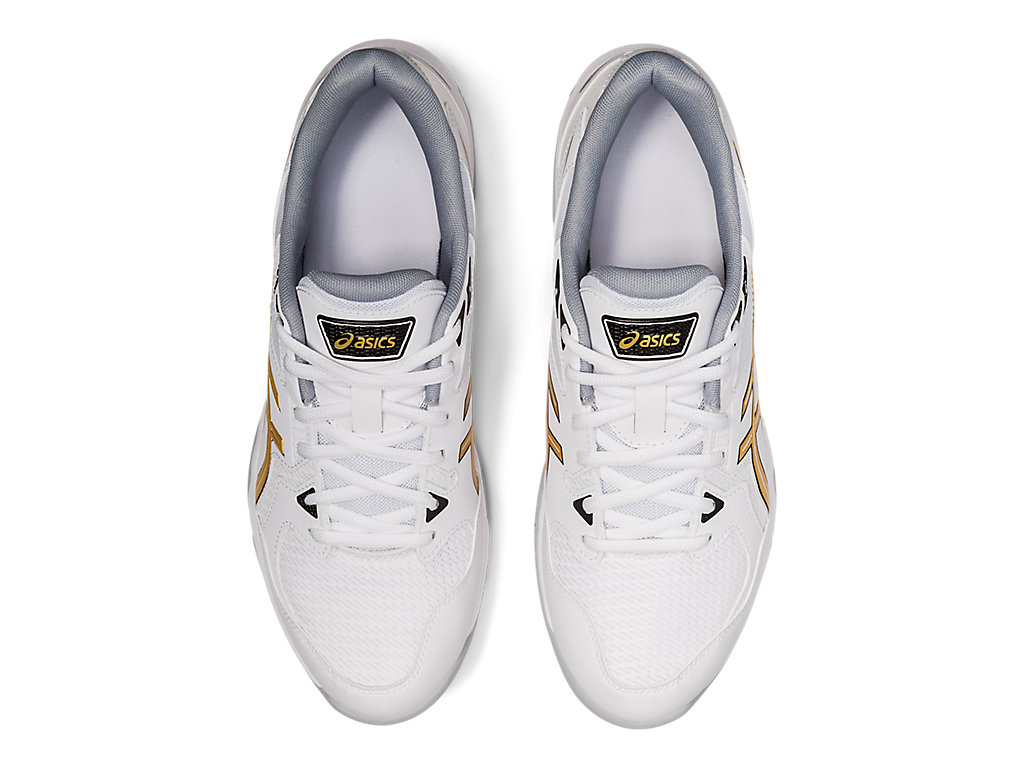 Tenis Interior Asics Gel-Rocket 10 Masculino Branco Douradas | 1635-HELXC