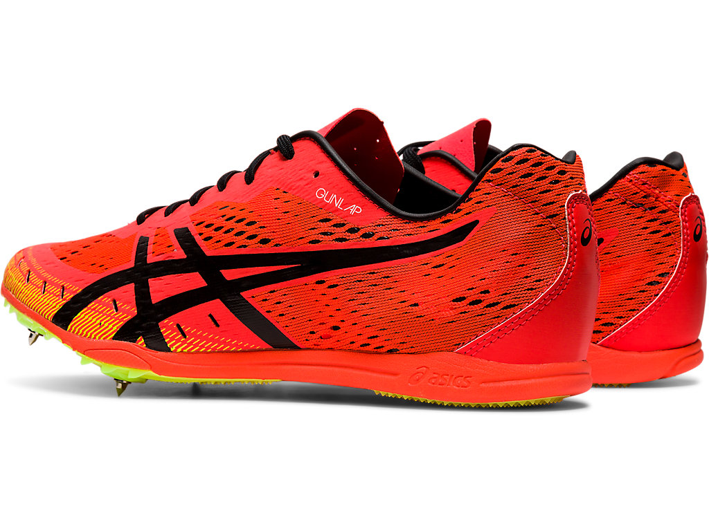 Tenis Interior Asics Gun Lap 2 Masculino Vermelhas Pretas | 5023-WFPBE