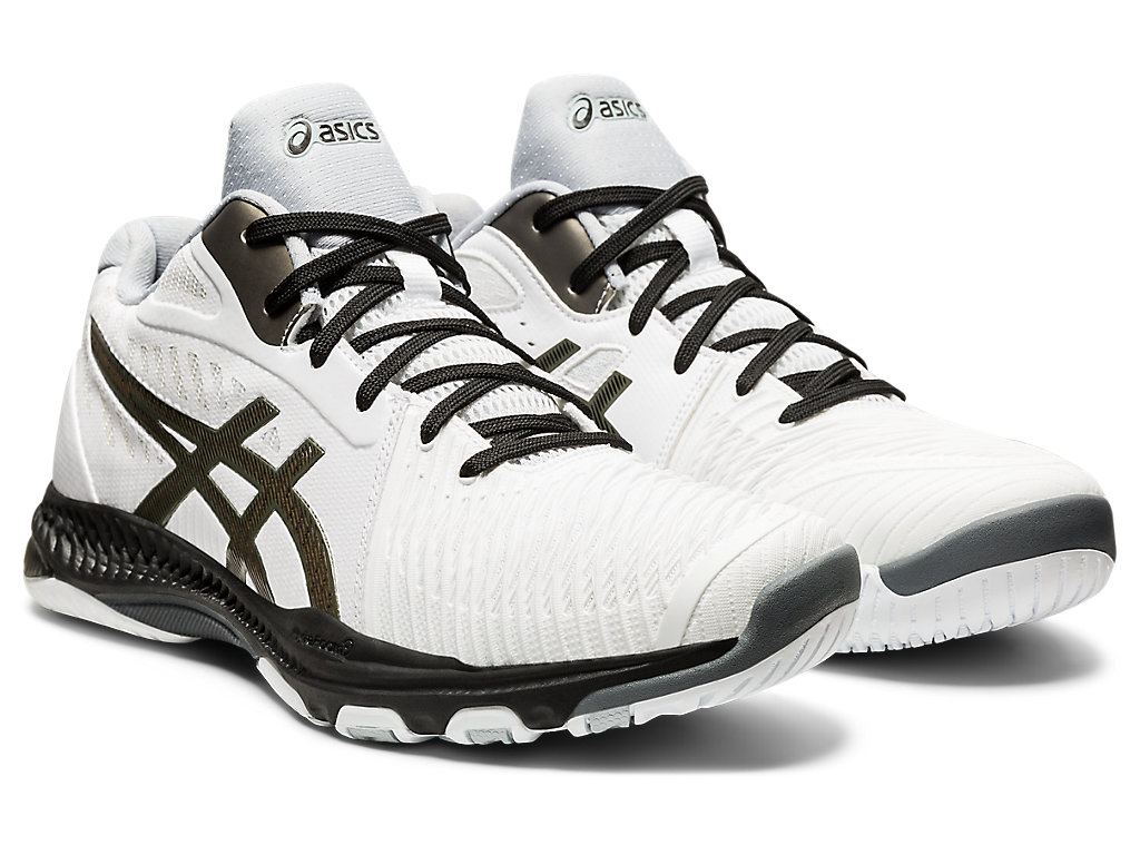 Tenis Interior Asics Netburner Ballistic Ff Mt 2 Masculino Branco Cinzentas | 0839-TXRWH