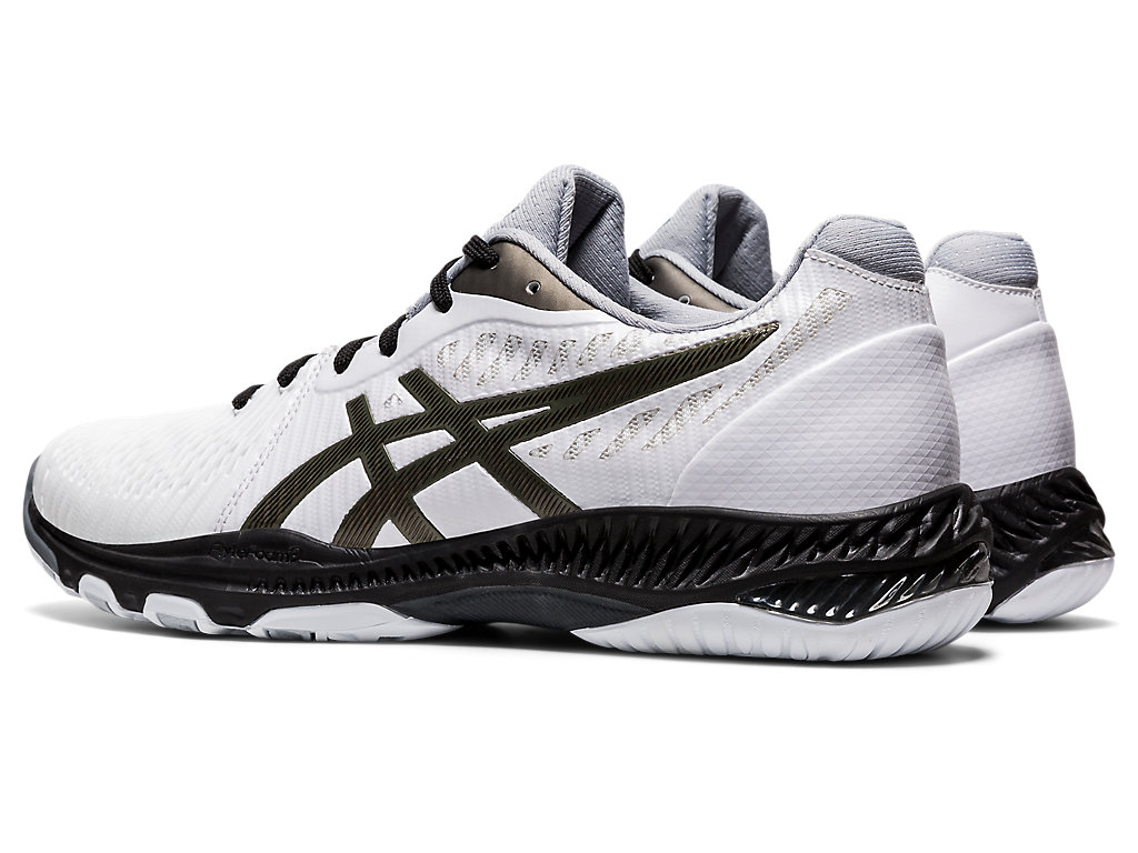 Tenis Interior Asics Netburner Ballistic Ff 2 Masculino Branco Cinzentas | 4587-ANRMT