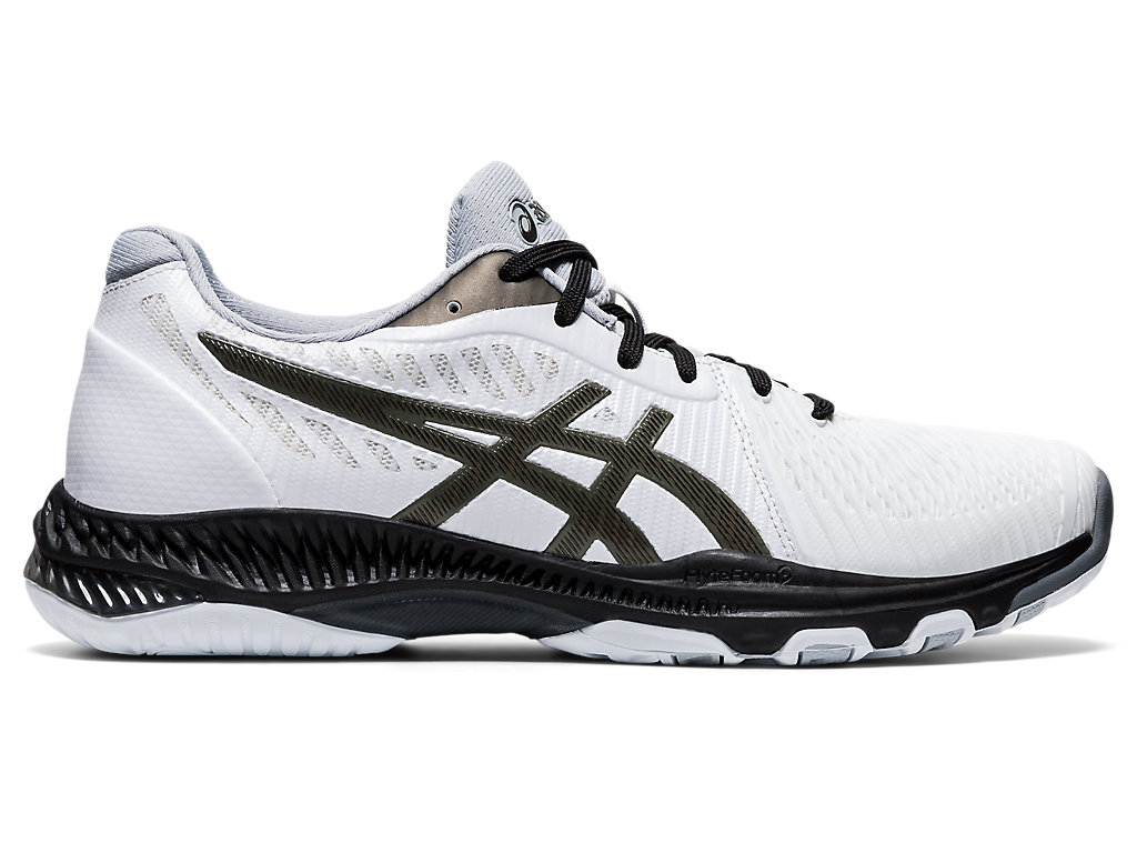 Tenis Interior Asics Netburner Ballistic Ff 2 Masculino Branco Cinzentas | 4587-ANRMT